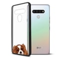 thumbnail image 6 of FINCIBO Slim TPU Bumper + Clear Hard Back Cover for LG Stylo 6 6.8" 2020, Animal Cavalier King Charles Spaniels Dog, 6 of 6