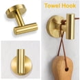 thumbnail image 2 of 3Pcs Bathroom Accessories Set Restroom Towel Bar Holder Toilet Paper Holder and Hook Set Stainless Steel Bath Towel Bar Set, 2 of 10