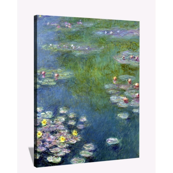 Claude Monet Canvas Wall Art Monet Water Lilies 1906 Framed Painting For Bedroom Livingroom Office