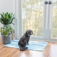 thumbnail image 3 of Linon Indoor Outdoor Machine Washable Kai Accent 2'x3' Rug in Blue and Ivory, 3 of 12