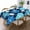 Color-6, variant on Blue Argyle Harlequin Tartan Rectangular Tablecloth 55"x70" with Lace Edge, Washable Durable Table Cover for Dining, Indoor Outdoor Home Restaurant Decor