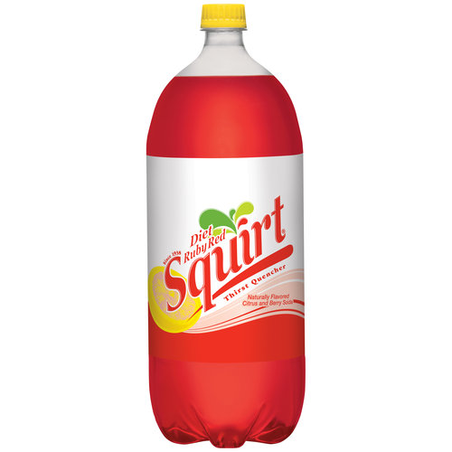 Squirt Ruby Red Naturally Flavored Citrus Soda, 2 L