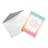 Better Office Products 50-Pack Inspirational Christian Greeting Cards, 6 Bible Verses, 6 Watercolor Designs, 4 x 6 Inch, Encouragement Cards, Scripture Notecards for All Occasions