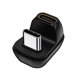 thumbnail image 3 of 5pcs 40Gbps Data Adapter Mini U-Shape USB C Female to Male Converter, 3 of 7