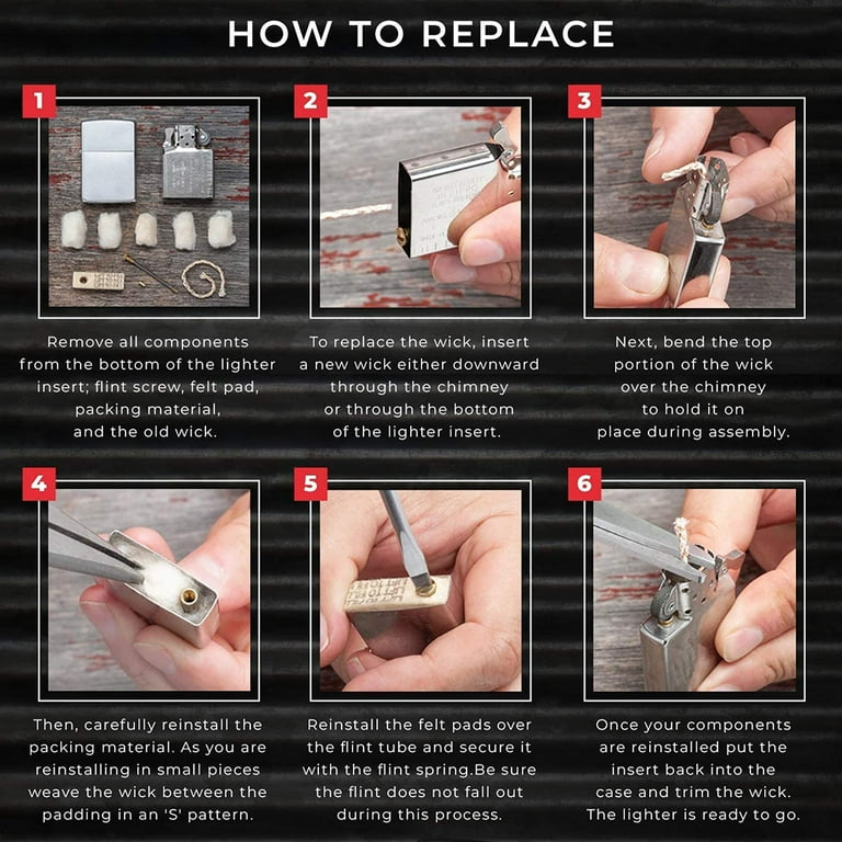 Zippo Replacement Wick Individual Pack - Walmart.com