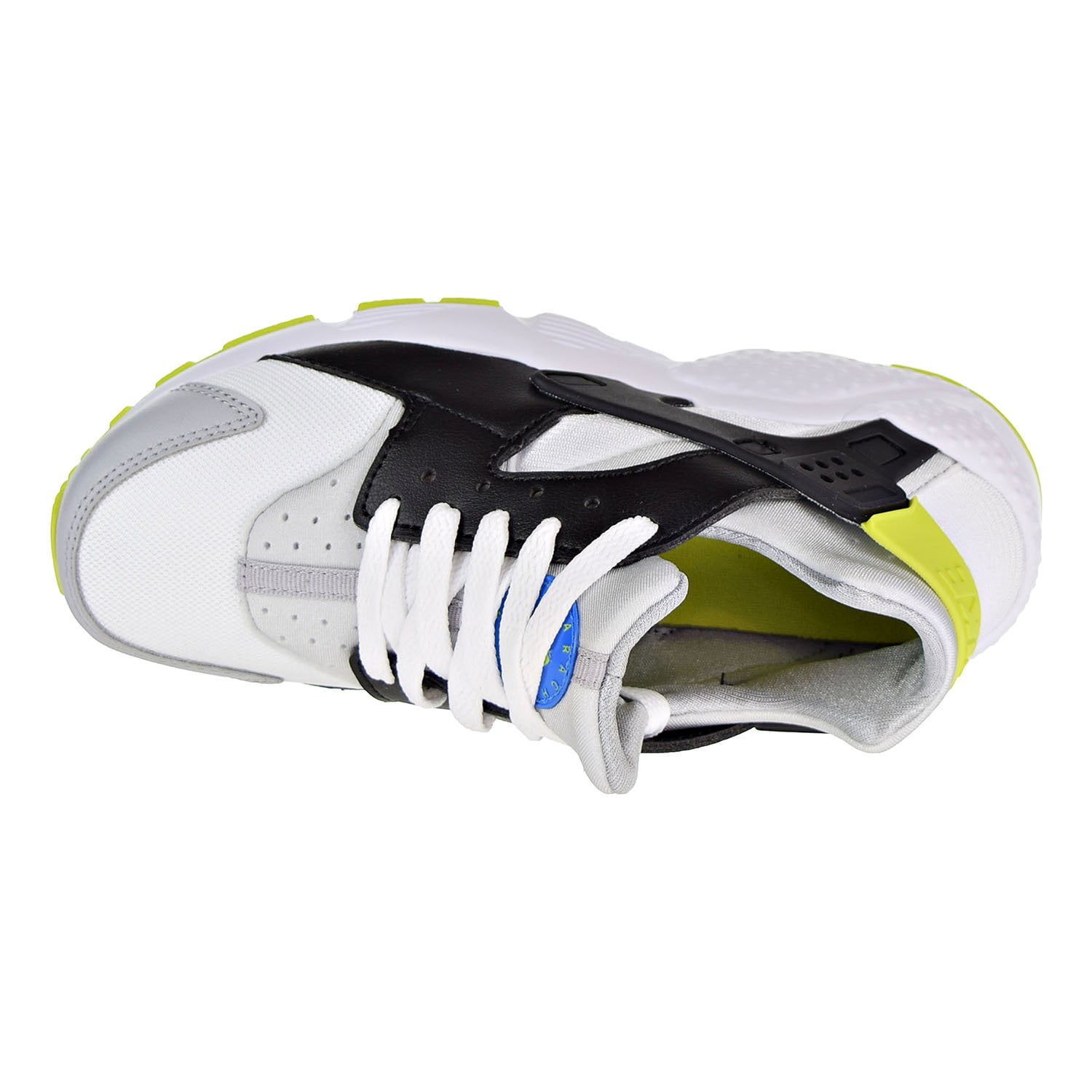 Nike Huarache Run Big Kids' Shoes Wolf Grey-Sunset Pulse 654275-034