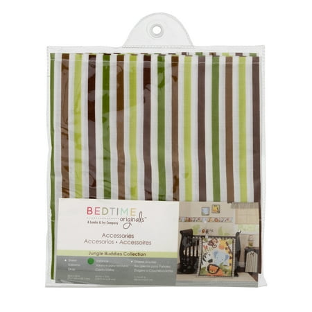Abc Baby Valance - Bedtime Originals Valance, Jungle Buddies Collection, 1.0 CT