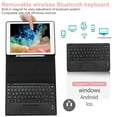 thumbnail image 4 of Compatible,Suitable for iPad 7/8/9th Generation 11Pro10.5 "- Air 3 Bluetooth Colorful, Keyboard Protective Case, Touchable, with Pen Holder, Black, 4 of 5