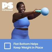 Popsugar 8lb Soft Shell Kettlebell, Blue, Sand Filled