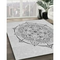 thumbnail image 3 of Ahgly Company Machine Washable Indoor Rectangle Transitional Platinum Gray Area Rugs, 5' x 8', 3 of 7
