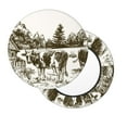 thumbnail image 2 of Goofa Cows Grazing On The Meadow Printed Stool Covers Round, Waterproof Round Bar Stool Covers Anti-Slip Round Bar Stool Seat Cover with Elastic Bands Durable-13 inch, 2 of 7