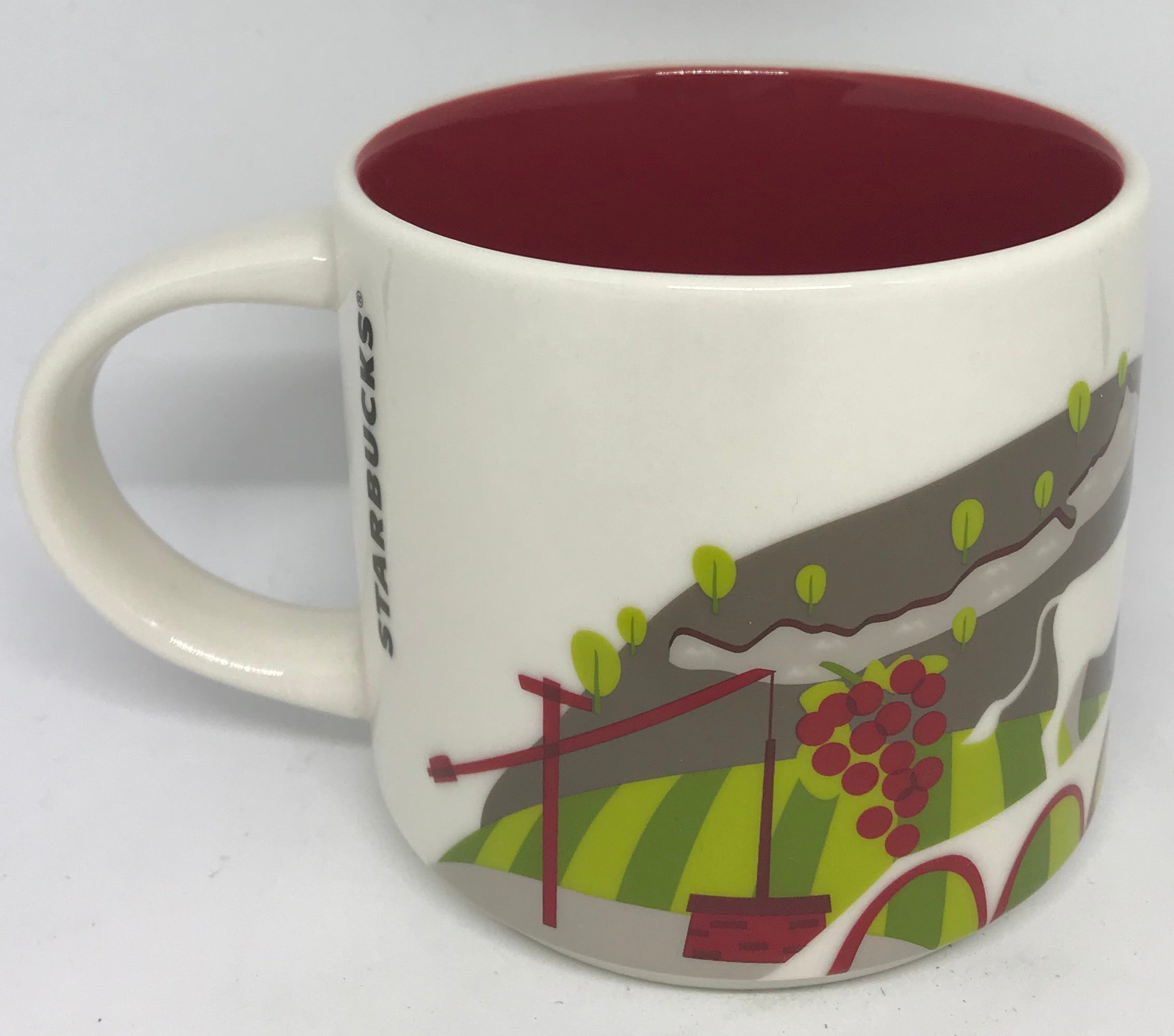 Starbucks You Are Here Collection Hungary Ceramic Coffee Mug New W