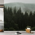 thumbnail image 3 of Idea4wall 3pcs Woodland Forest Fir Trees Nursery Decor Stick Wallpaper Removable Wall Murals Large Wall Stickers for Home Decoration, 72"x72", 3 of 5