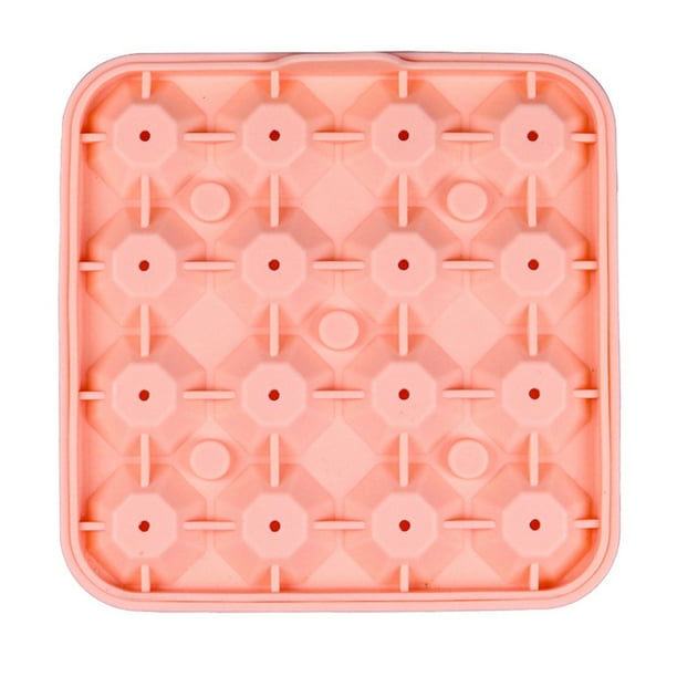 Molde de hielo de diamante, bandeja para hielo de whisky, bandeja para hacer hielo, molde de hielo de silicona de diamante con tapa, reutilizable, sin BPA.