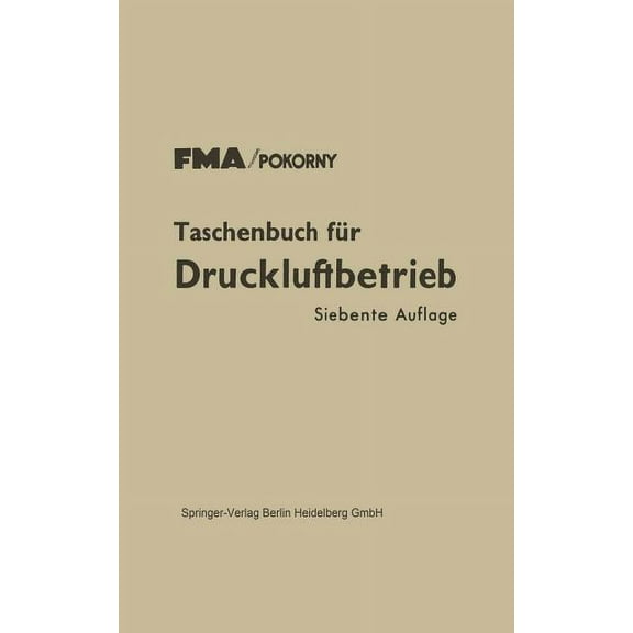 Taschenbuch Für Druckluftbetrieb, (Paperback)