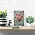 thumbnail image 3 of Vintage Metal Sign - "La Vie en Rose", Shabby Chic Pink Roses Wall Art, Rustic Decor for Kitchen, Bar, Club, Garage, Garden, Home - No Power Required, 8x12 Inches, Metal Wall Art Decor, 3 of 7