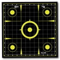 thumbnail image 2 of Ez Aim Pull-N-Shoot Splash Reactive Paper Shooting Targets, Accuracy Grid, 8-Targets Per Roll, 12"W X 12"H, Black/Chartreuse, 2 of 4