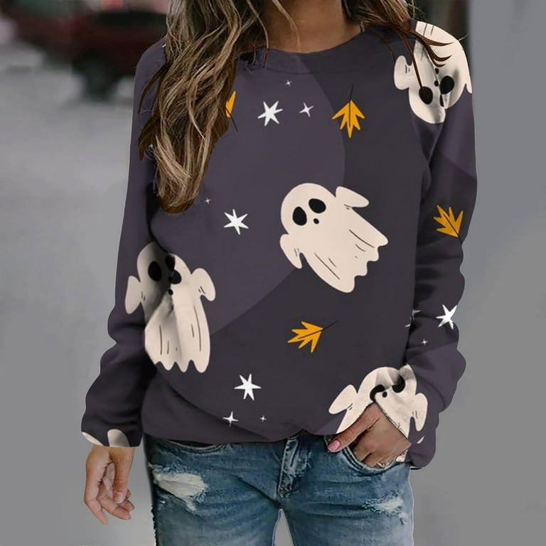 Olyvenn Womens T-Shirts Oversized Tops Trendy Winter Fall Fashion