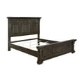 thumbnail image 3 of Roundhill Furniture Farson Traditional Engineered Wood Panel Bed, King, Dark Walnut, 3 of 6