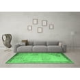 thumbnail image 3 of Ahgly Company Indoor Square Oriental Emerald Green Asian Inspired Area Rugs, 5' Square, 3 of 4