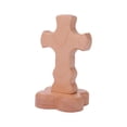 thumbnail image 3 of Adorno de cruz de madera, Crucifijo de cruz de madera, Cruz de madera de pie, Regalos para Estilo B, 3 of 9