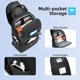 thumbnail image 3 of Bolsos cruzados para hombre, pequeños bolsos de hombro de cuero, bolsos de mensajero, bolsos de cuero con tarjetero y portalápices para iPad Mini, bolsos casuales para viajes, oficina,, 3 of 6