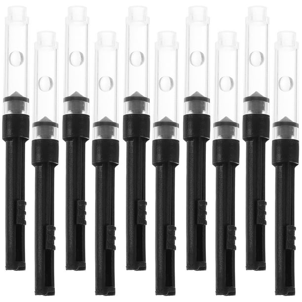 Convertidor de tinta para pluma estilográfica, tubo de recarga de tinta, resorte de tinta, accesorios para regalo, 10 Uds.
