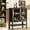 Dark Brown-with 2 Doors, variant on HMstone Sideboard Buffet Cabinet 31"W Storage Cabinet with 2 Glass Press-to-Open Doors, Coffee Bar Cabinet Buffet Table with Shelves for Kitchen, Living Room, Walnut