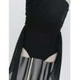 thumbnail image 7 of Manyakai Girls Sleeveless Cutout Back Ballet Dance Leotard Dress for Lyrical Contemporary Dancing Black 10, 7 of 7