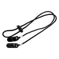 thumbnail image 2 of Abbraccia Adjustable Hat Strap Clip, Windproof Strap Clip, Hat Chin Cord, Cap Retainer with Clip Cord for Fishing Hiking Men Rides Black, 2 of 10