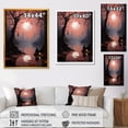 thumbnail image 4 of Designart "Meditation Pose in Divine Sanctuary III" Spiritual Framed Wall Art - Global Pink Meditation Entryway Framed Wall Art, 4 of 6