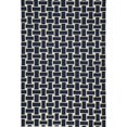 thumbnail image 1 of Momeni Laguna 2'3" X 8' Contemporary Hand Woven Wool Runner Rug in Navy, 1 of 3
