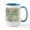 White/Blue Inside, variant on CafePress - Old World Map Mugs - 15 oz Ceramic Large White Novelty Mug
