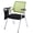 Green, variant on Office Guest Chair with Desk Attached and Ergonomic Lumbar Support,Reception Stack Chairs with Arms for Office School Church Conference Waiting Room