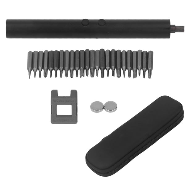 Mini Destornillador Eléctrico, Juego De Destornilladores De Precisión, 24 Puntas De Acero De Aleación S2, Destornillador Eléctrico Pequeño, Herramienta De Reparación Inalámbrica, Juego De Destornillad