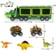thumbnail image 5 of Niños Camión Contenedor De Dinosaurio Con Luces Y Música Modelo De Animal De Dinosaurio Coches De Almacenamiento Desmontable Inercial Tire Hacia Atrás Transportador De Juguetes Moyic HA046822-02, 5 of 6