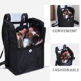 thumbnail image 3 of Bolsa de viaje para herramientas capilares, bolso bandolera para peluqueros, cosmetología, neceser transparente para rizador, plancha de pelo y accesorios de viaje, 3 of 7
