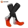 thumbnail image 1 of SAVIOR HEAT Heated Socks for Men Women, Rechargeable Electric Socks for Cold Feet, 1 of 7