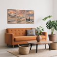 thumbnail image 4 of Hieng Neutral Botanical Wall Art , Large Framed Boho Farmhouse Wall Decor, Modern Minimalist Floral Wall Painting, Rustic Wildflower Canvas Art Prints for Living Room, Bedroom Unframed, 4 of 6