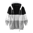 thumbnail image 5 of Posijego Big Boys Girls Fleece Coat Zip up Long Sleeve Hooded Warm Fuzzy Outerwear Jackets with Pockets, 5 of 6