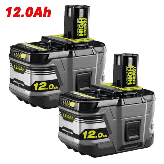 2PACK For RYOBI 18V 12.0Ah P108 High Capacity Battery 18Volt Lithium-Ion One Plus