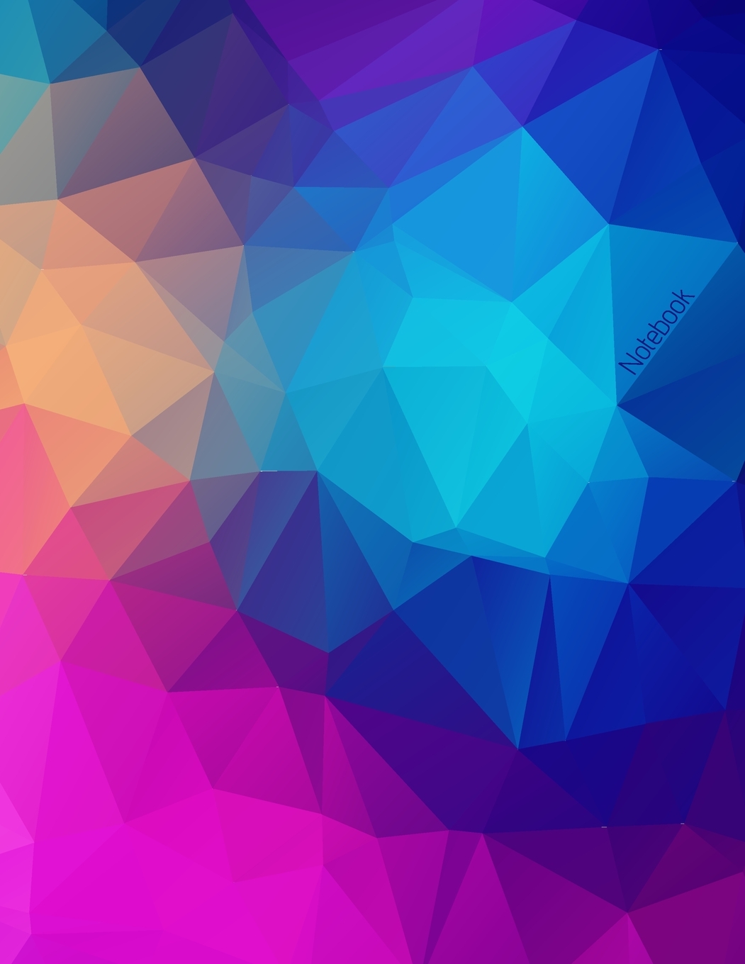 Notebook 8.5 x11 inches A4 120 Blank Pages, Unruled/Unlined/Plain