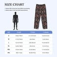 thumbnail image 4 of Gaeub Retro Floral Print Mens Pajama Pants,Lounge Pants With Pockets And Drawstring-XX-Large, 4 of 6