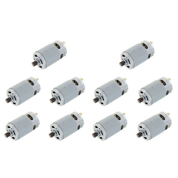 10X 21V RS550 Motor Brushed Motor 14 Teeth Suitable for 4/6 Inch Cordless Mini Logging Saw Chainsaw Tool Accessories