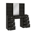 thumbnail image 5 of Boahaus Venus PRO Black Vanity Desk (Crystal Ball Knobs), 5 of 7