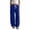 Blue, variant on Oksale Womens Sweat Pants with No Elastic Bottom Baggy Sweatpants with Pockets Casual Drawstring Waisted Straight Leg Joggers for Workout Wine S