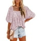 thumbnail image 1 of Blusa de Mujer Minnieouse manga corta holgada Púrpura S, 1 of 5