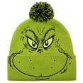 thumbnail image 1 of Dr Seuss The Grinch Big Face Reflective Beanie, 1 of 3