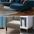 thumbnail image 4 of 4pcs Furniture Feet Iron Rust-proof Tapered Furniture Legs For Coffee Table, 4 of 5