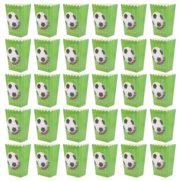 30 cajas de palomitas de maíz para fiestas, cubos de palomitas de maíz, soportes para palomitas de maíz